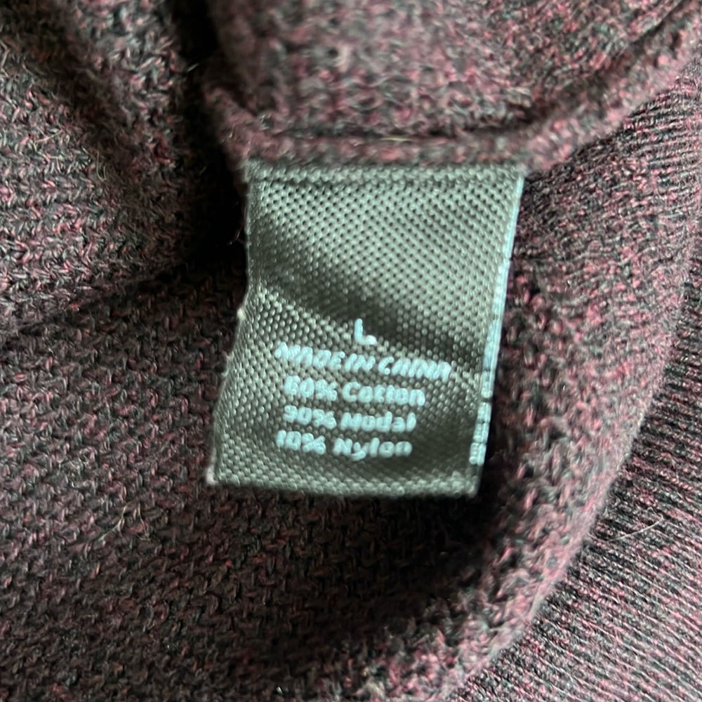 Marc Anthony Men’s Wine Luxury Blend Slim Fit Sweater - SZ: Large - Picture 7 of 8